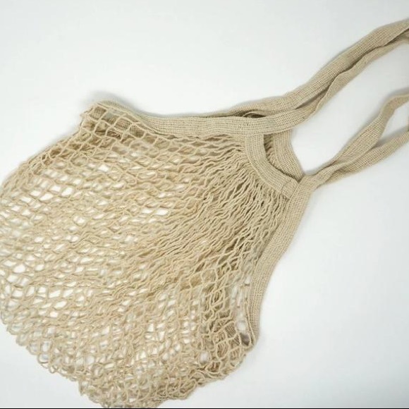 Handbags - NWT mesh canvas bag